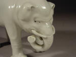 A 19th C Dehua model of an elephant